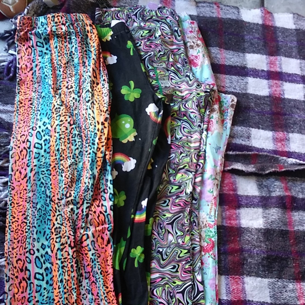 4 pairs of funkey pants